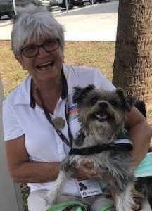 Volunteering with Buddy We visit libraries,hospitals, & schools